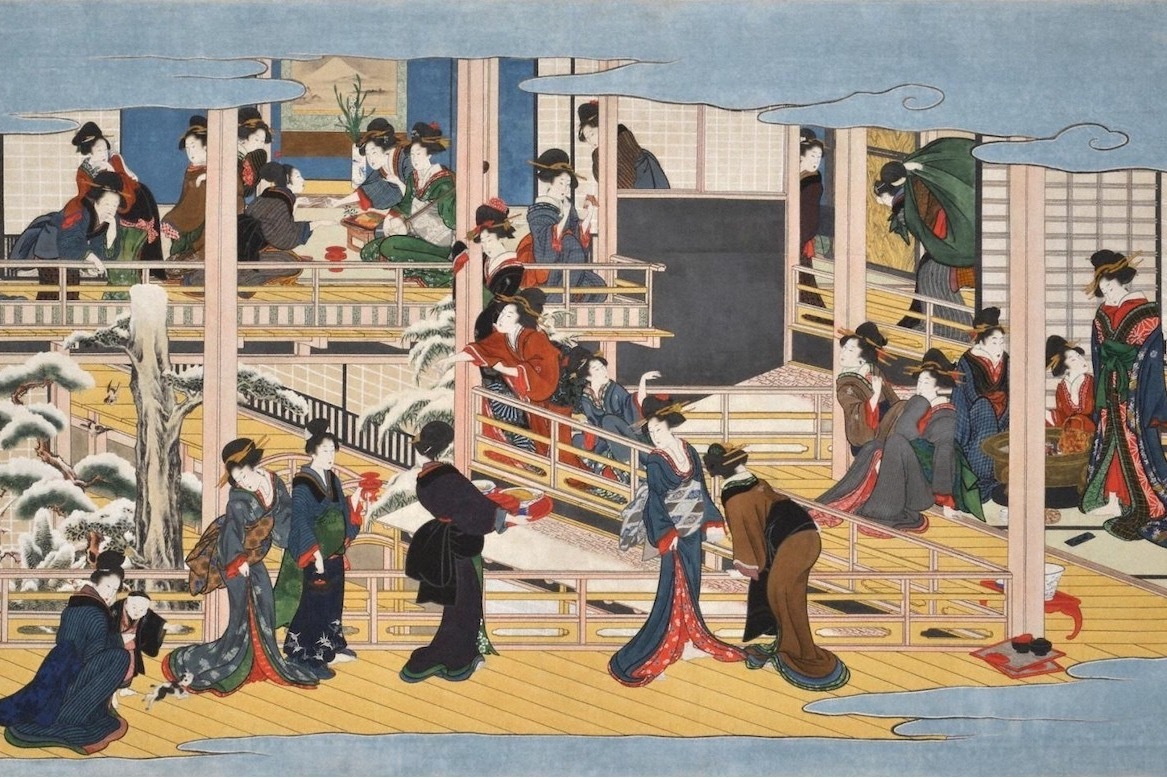 上村松園｜特別展「歌麿と北斎」岡田美術館で - 肉筆美人画や歌麿の傑作《深川の雪》などを展示