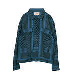 セブンバイセブンの再構築シリーズ23年春夏新作、"アフガンストール”ジャケット＆1点物Tシャツ｜写真1