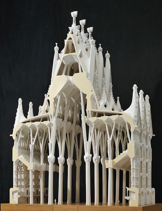 《サグラダ・ファミリア聖堂、身廊部模型》 2001-02年 制作：サグラダ・ファミリア聖堂模型室 西武文理大学
photo: 後藤真樹