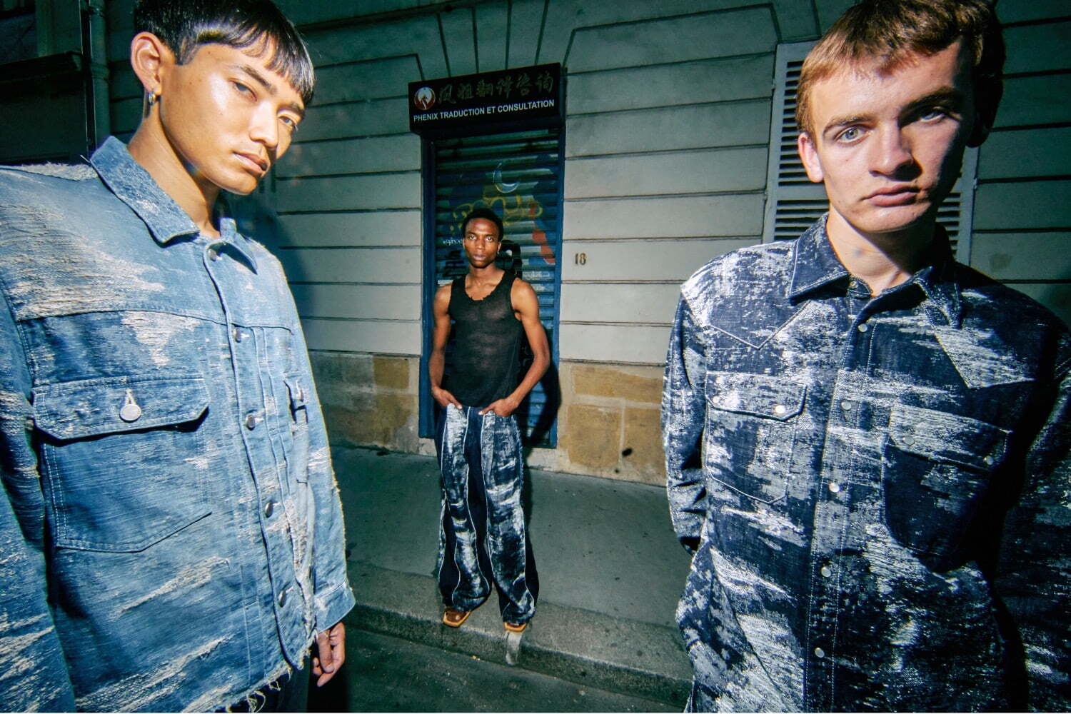 ターク、経年変化をジャカードで表現したデニムウェア - 異素材MIXパンツや初のウエスタンシャツ