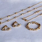 “1点物”ジュエリーブランド「ロウジェ」が伊勢丹新宿店に、18金ビーズ輝くネックレス＆ピアス｜写真3