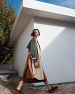 ウィークエンド マックスマーラ新作トレンチコート、カラーブロックやキルティング切替の春コート｜写真13