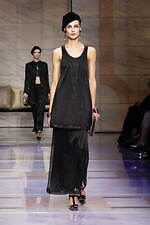 ジョルジオ アルマーニ 2023年秋冬ウィメンズコレクション - 対立する質感の交響｜写真58