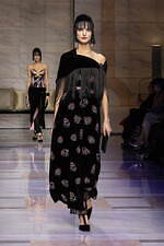 ジョルジオ アルマーニ 2023年秋冬ウィメンズコレクション - 対立する質感の交響｜写真72