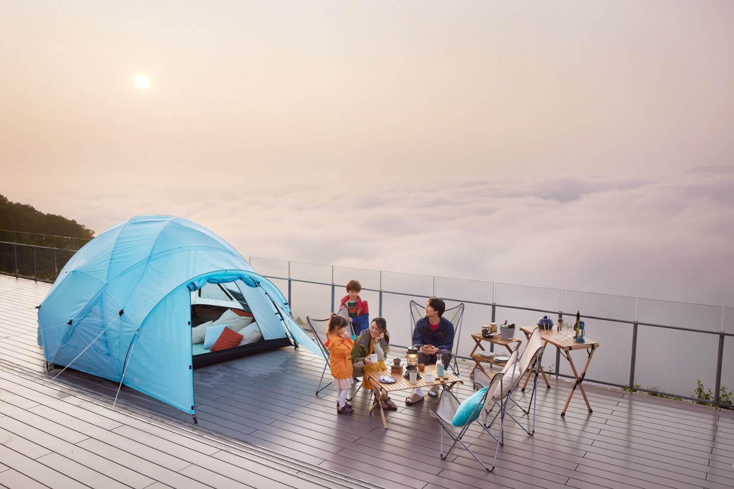 星野リゾート リゾナーレトマム「雲海テラスキャンプ」愛犬と共に天空の絶景を楽しむ宿泊プラン｜写真1