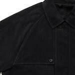 シュタインのワンエルディーケー別注レザージャケット、ネイビーブラックのシープスキン＆ゴートスエードで｜写真14