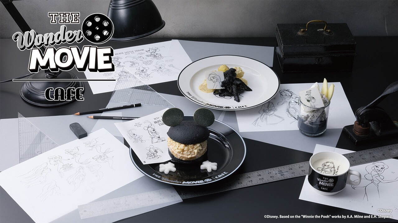 ディズニー100周年記念カフェが表参道ヒルズに「映画館」テーマの内装やオリジナルメニュー｜写真1