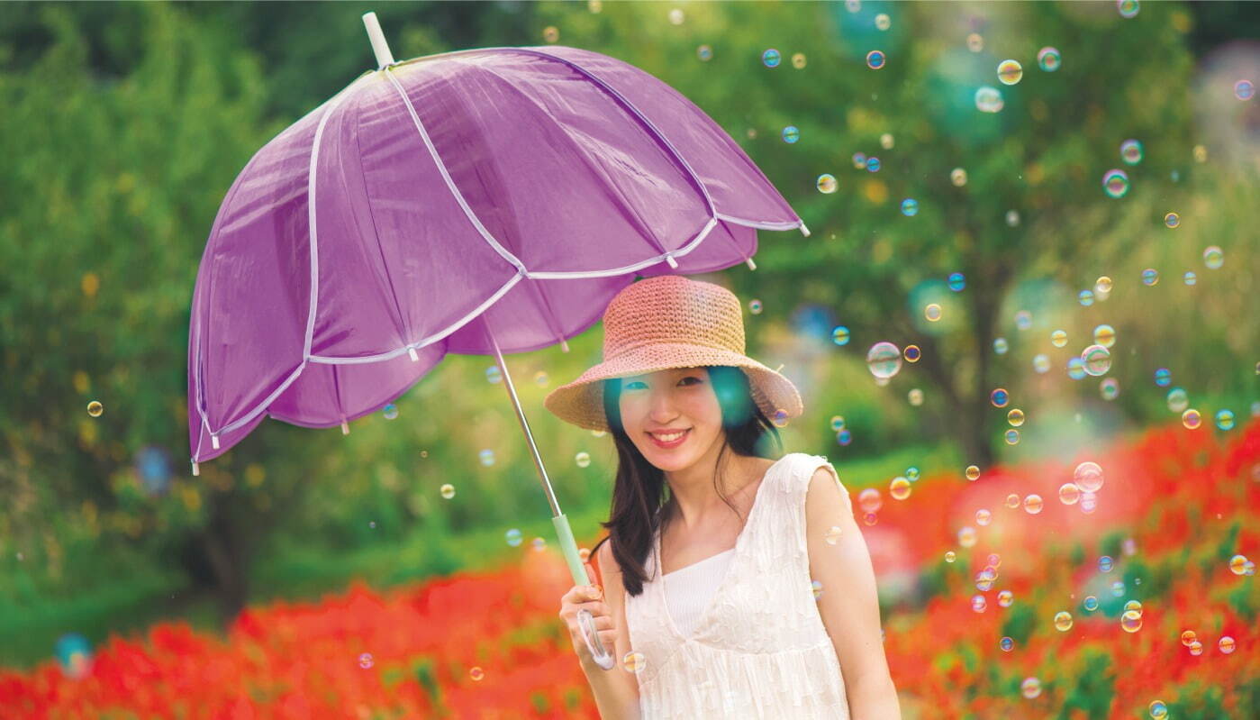 Wpc.“まるでチューリップ”な新作ビニール傘、花びらをグラデーションカラーで表現｜写真9