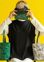 HaaT新作ウェア、ジャカード織“凸凹”セットアップや鳥モチーフの刺繍入りバッグ＆ポーチなど｜写真7