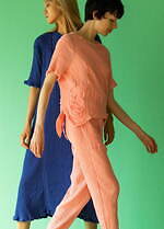 HaaT新作ウェア、ジャカード織“凸凹”セットアップや鳥モチーフの刺繍入りバッグ＆ポーチなど｜写真4