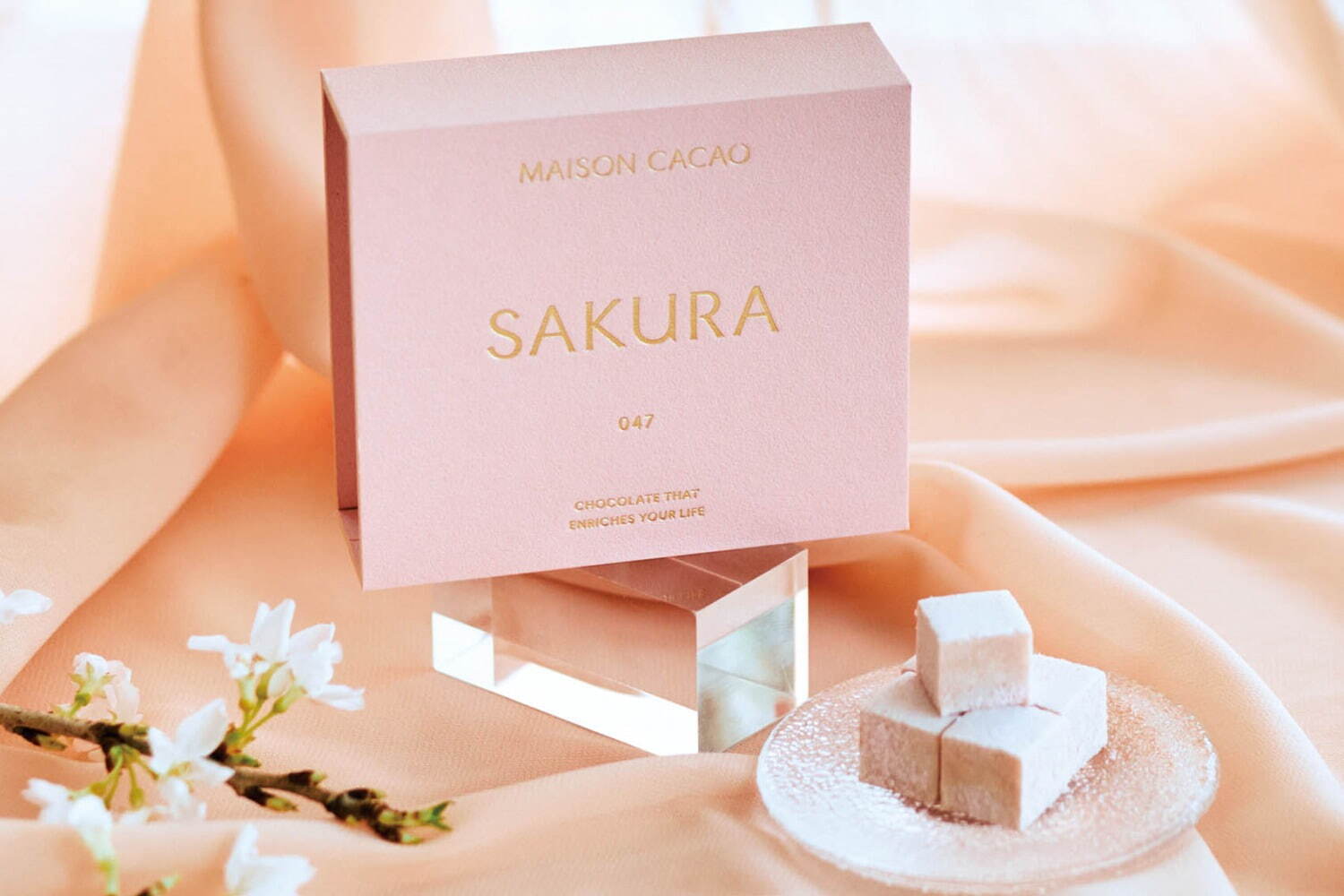 ルミネ｜メゾンカカオ「アロマ生チョコレート SAKURA」桜の香りが口いっぱいに広がる春限定フレーバー