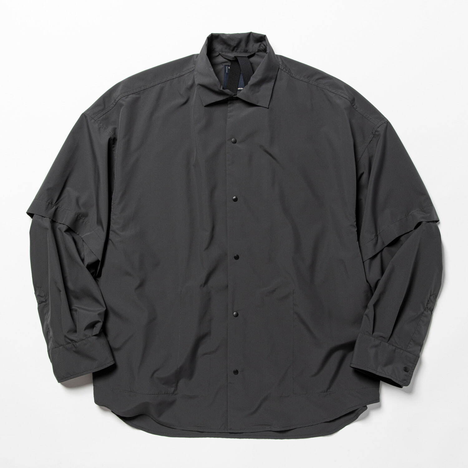 ミーンズワイル新作2WAYシャツ、取り外し可能な袖パーツ＆撥水透湿の機能性素材で｜写真5