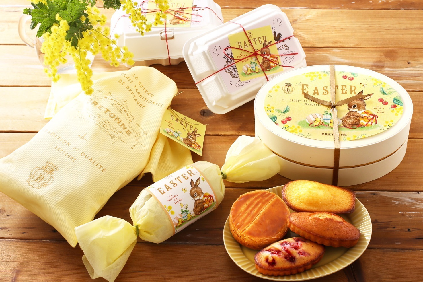イースター｜ビスキュイテリエ ブルトンヌのイースター限定スイーツ、“うさぎ”を描いた焼菓子BOXなど