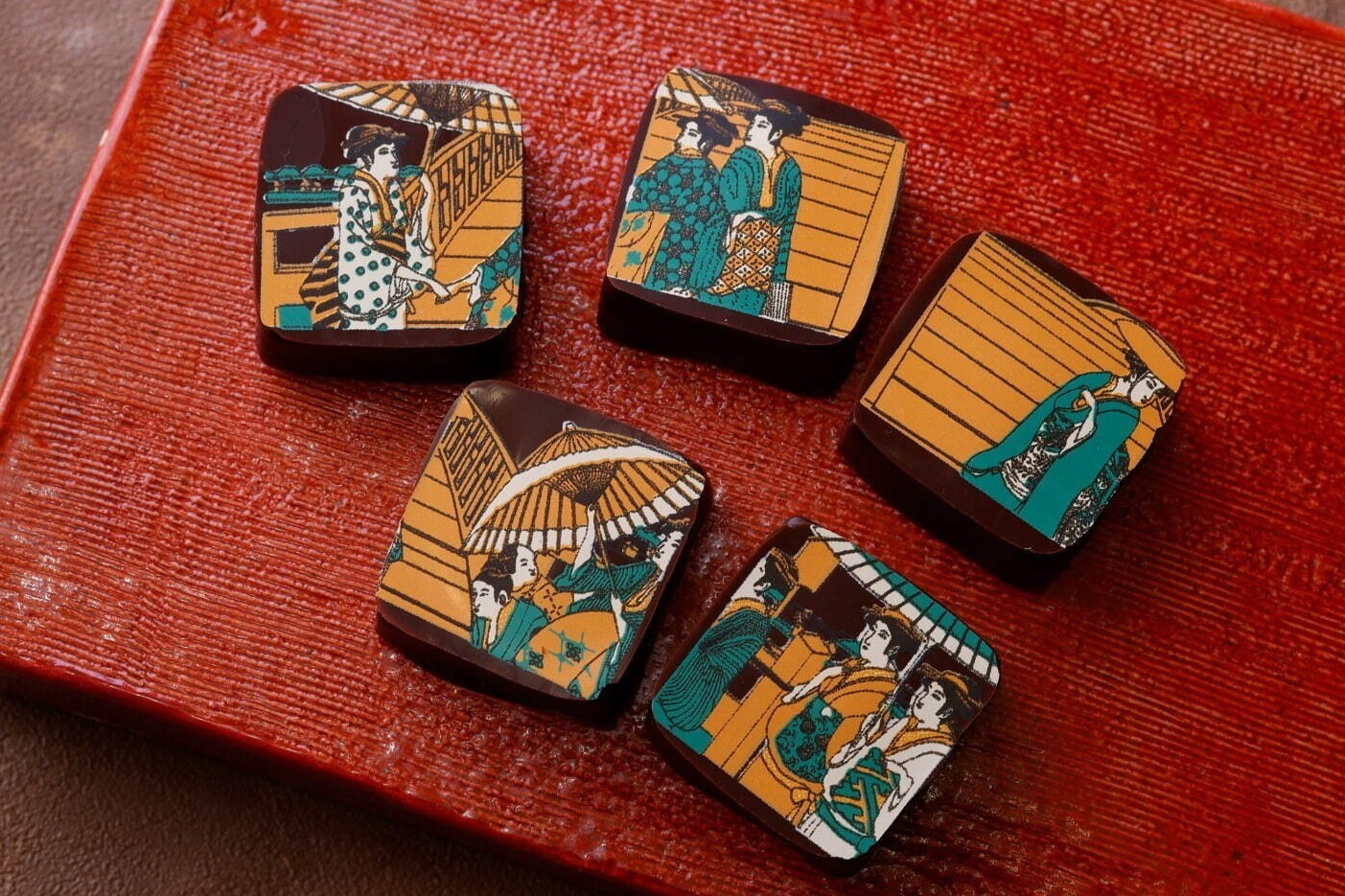 マドレーヌ｜ホテル雅叙園東京の錦絵ショコラ「日本橋」ホテル内の日本画＆美術工芸品着想、焼き菓子アソートも