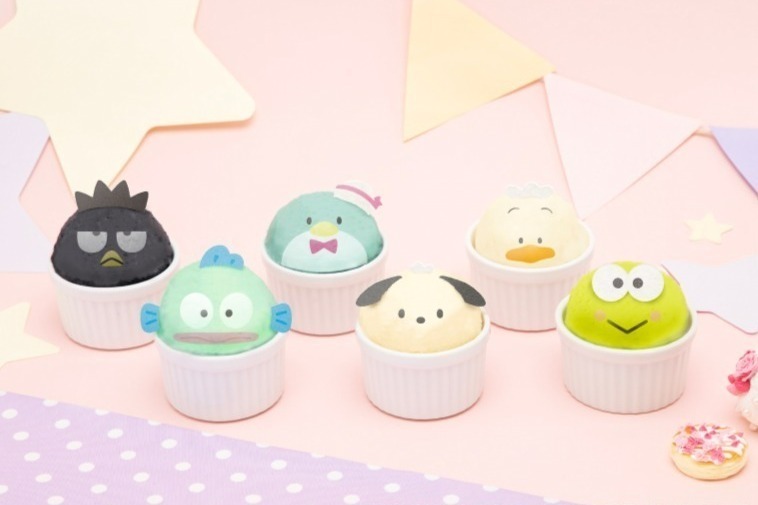 タキシード｜サンリオ「はぴだんぶい」テーマカフェが東京・池袋に、ポチャッコ＆サムのタルトパフェなど