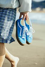 VANS新作“サイドストライプ×ガムソール”のスニーカー、鮮やかブルー＆グリーンなど｜写真31