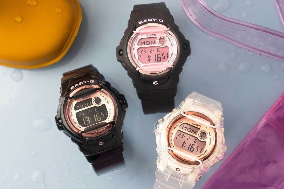 BABY-G“プロテクター”付き新作腕時計「BG-169」スケルトンやブラック