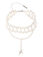 パメオポーズ新作アクセサリー、アンモナイト×淡水パールのピアス＆カラフルトイビーズのネックレス｜写真13