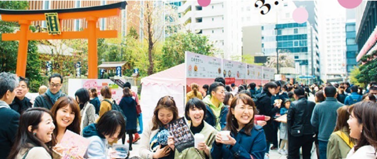日本橋の桜フェスティバル2023、桜色ライトアップでお花見＆桜テーマの限定スイーツなど｜写真15