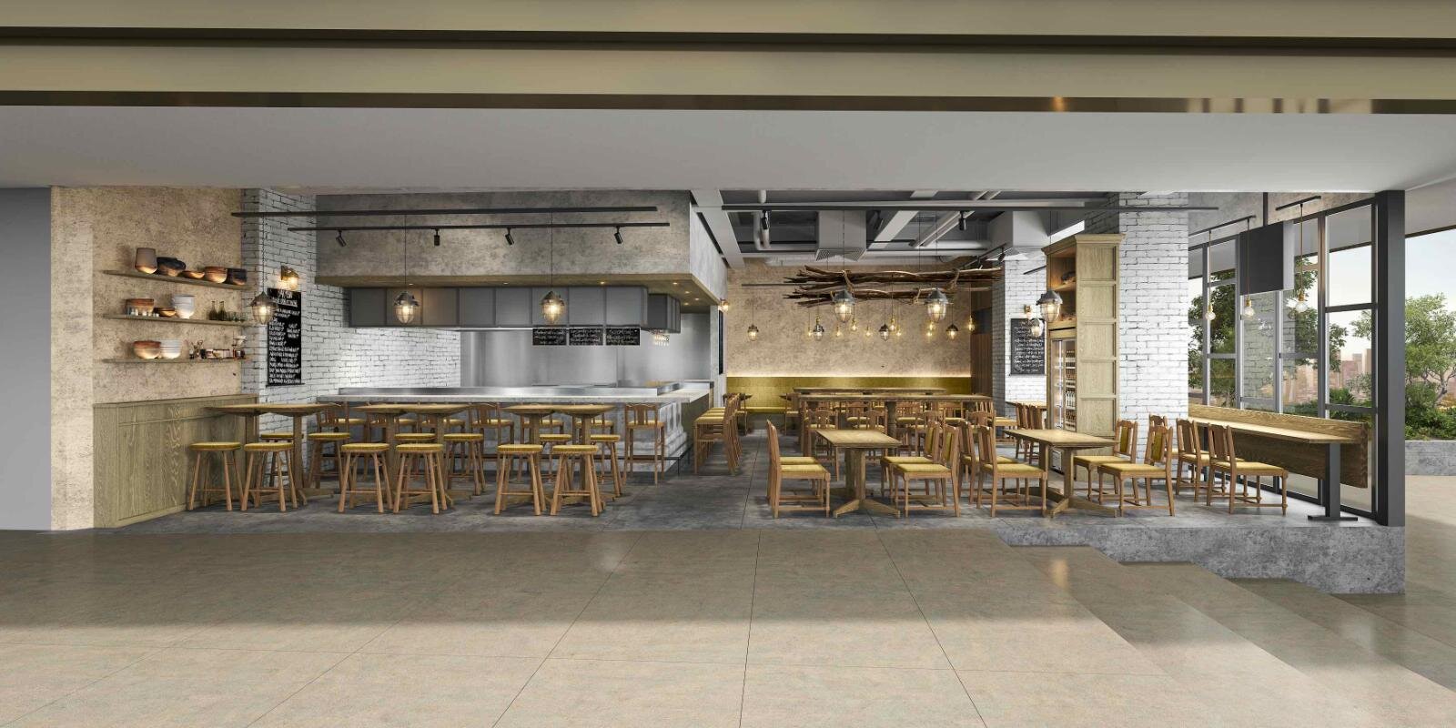 「大井町トラックス」商業空間に飲食やライフスタイルなど約80店舗、歩行デッキに面したアウトモール｜写真42