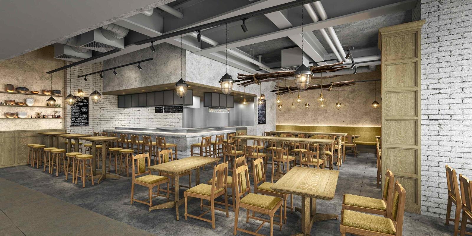 「大井町トラックス」商業空間に飲食やライフスタイルなど約80店舗、歩行デッキに面したアウトモール｜写真44