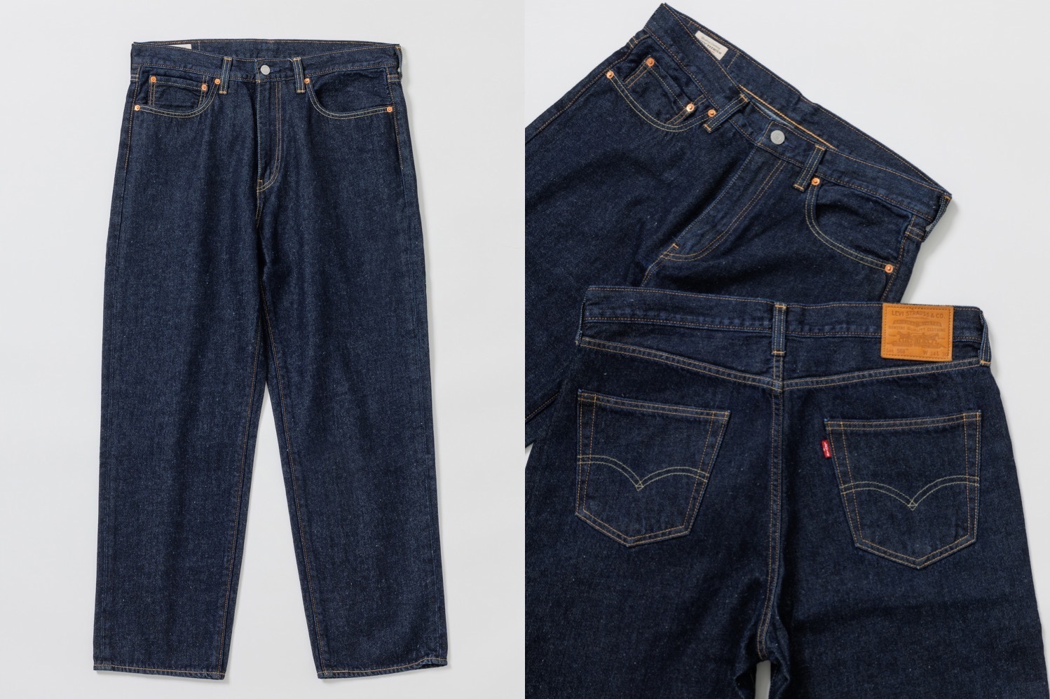 リーバイスのビオトープ別注メンズデニムパンツ、「ステイルーズ」をネップ素材でアレンジ