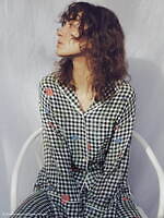 スナイデル ホームの花柄ルームウェア、ギンガムチェック×フラワーモチーフのガウンワンピなど｜写真8