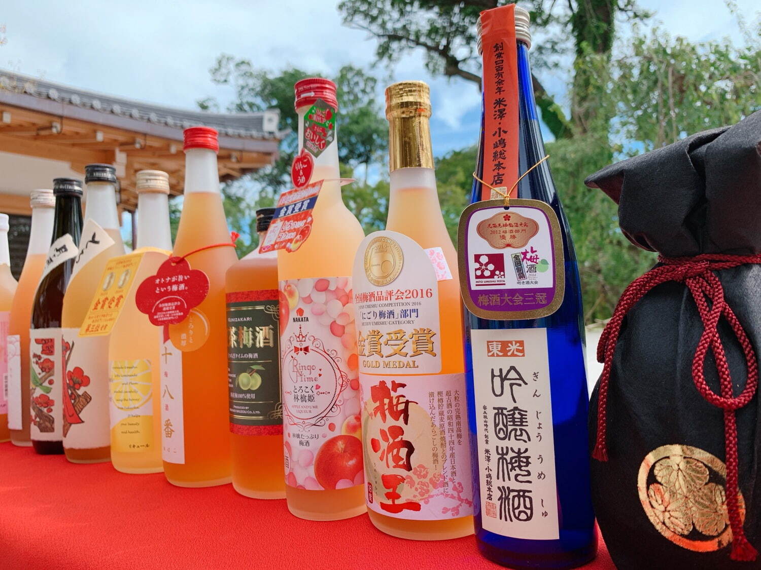 「全国梅酒まつり」JR博多駅前広場で、全国から集まる“154種類”の梅酒を飲み比べ｜写真1