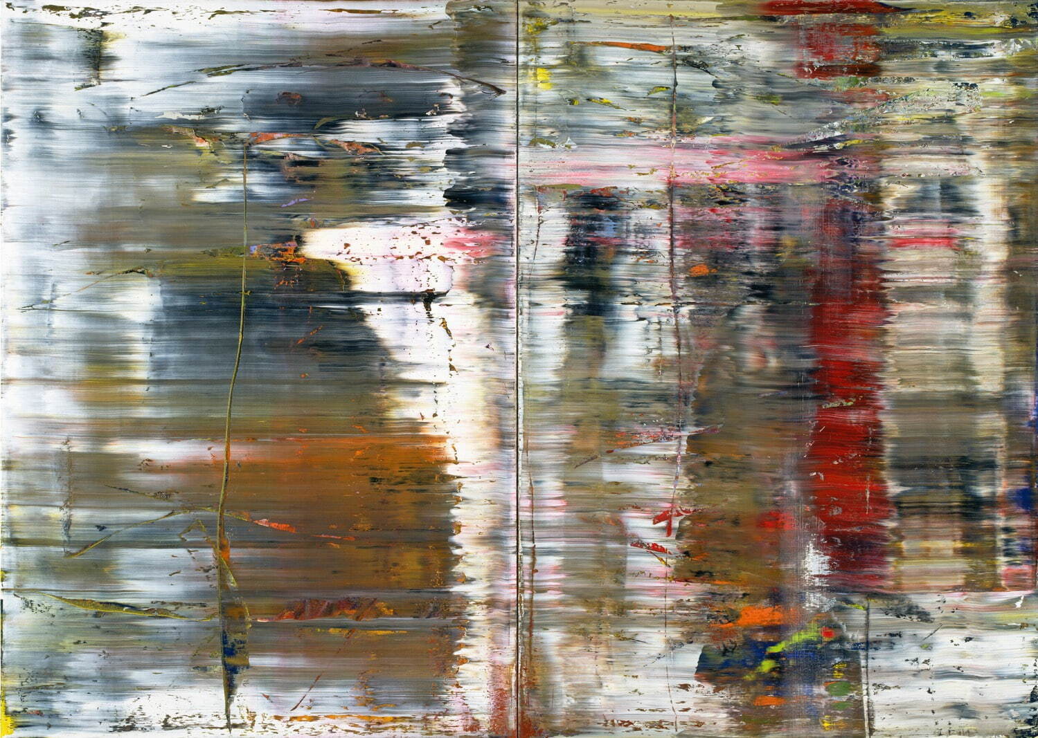 ゲルハルト・リヒター 《アブストラクト・ぺインティング(726)》 1990年 Photo: Tate, © Gerhard Richter 2023 (10012023)