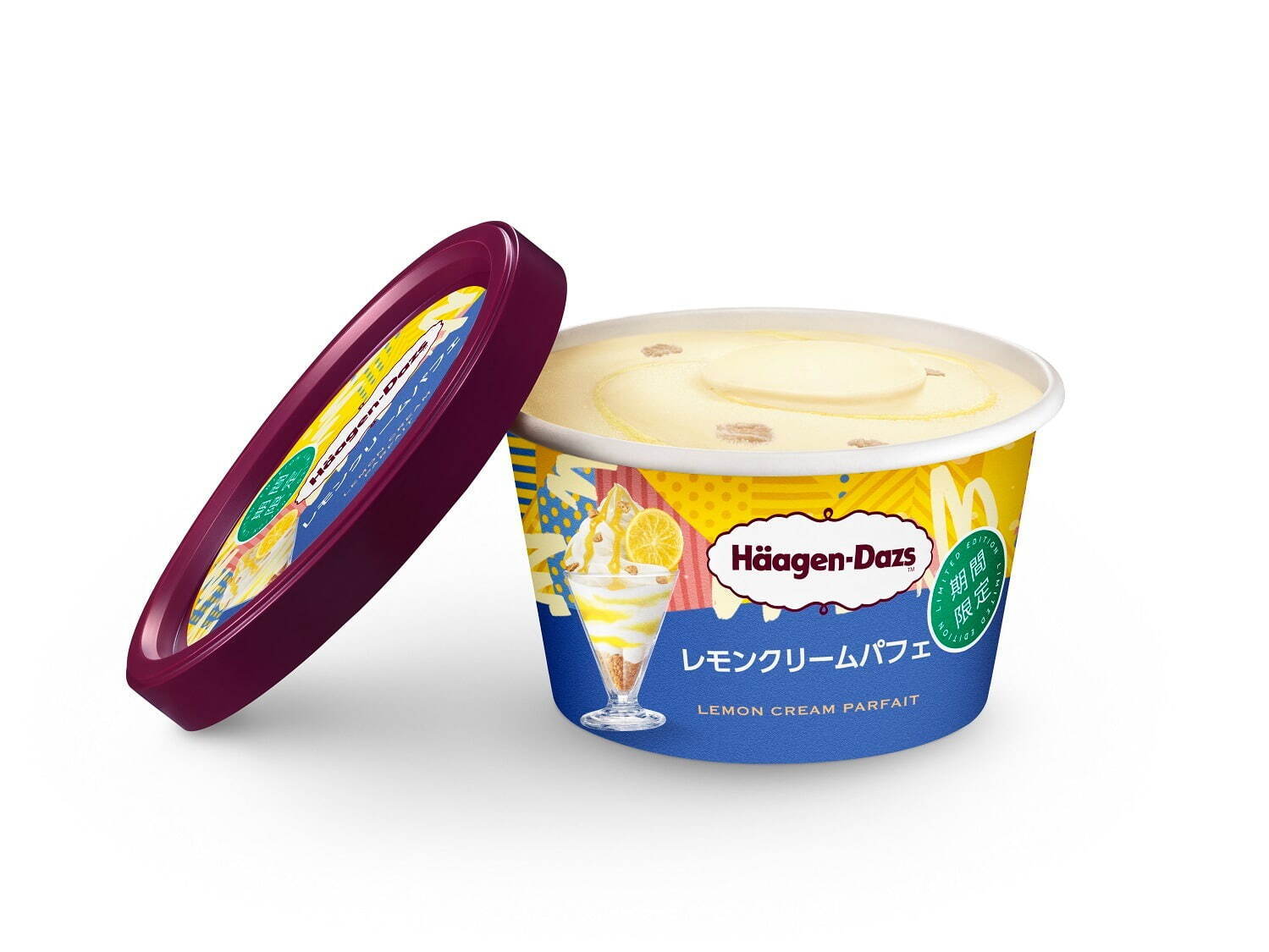 ハーゲンダッツの新作ミニカップ“パフェ仕立て”アイス「レモンクリームパフェ」