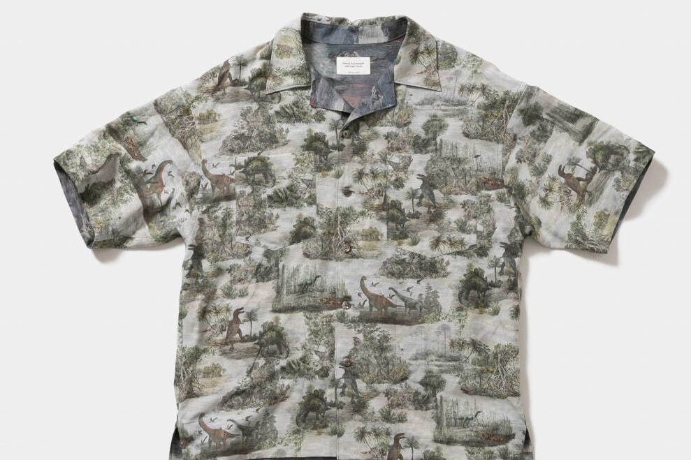 ビューティフルピープル新作、“恐竜モチーフ”のリバーシブルシャツ＆ゴブラン織スカート