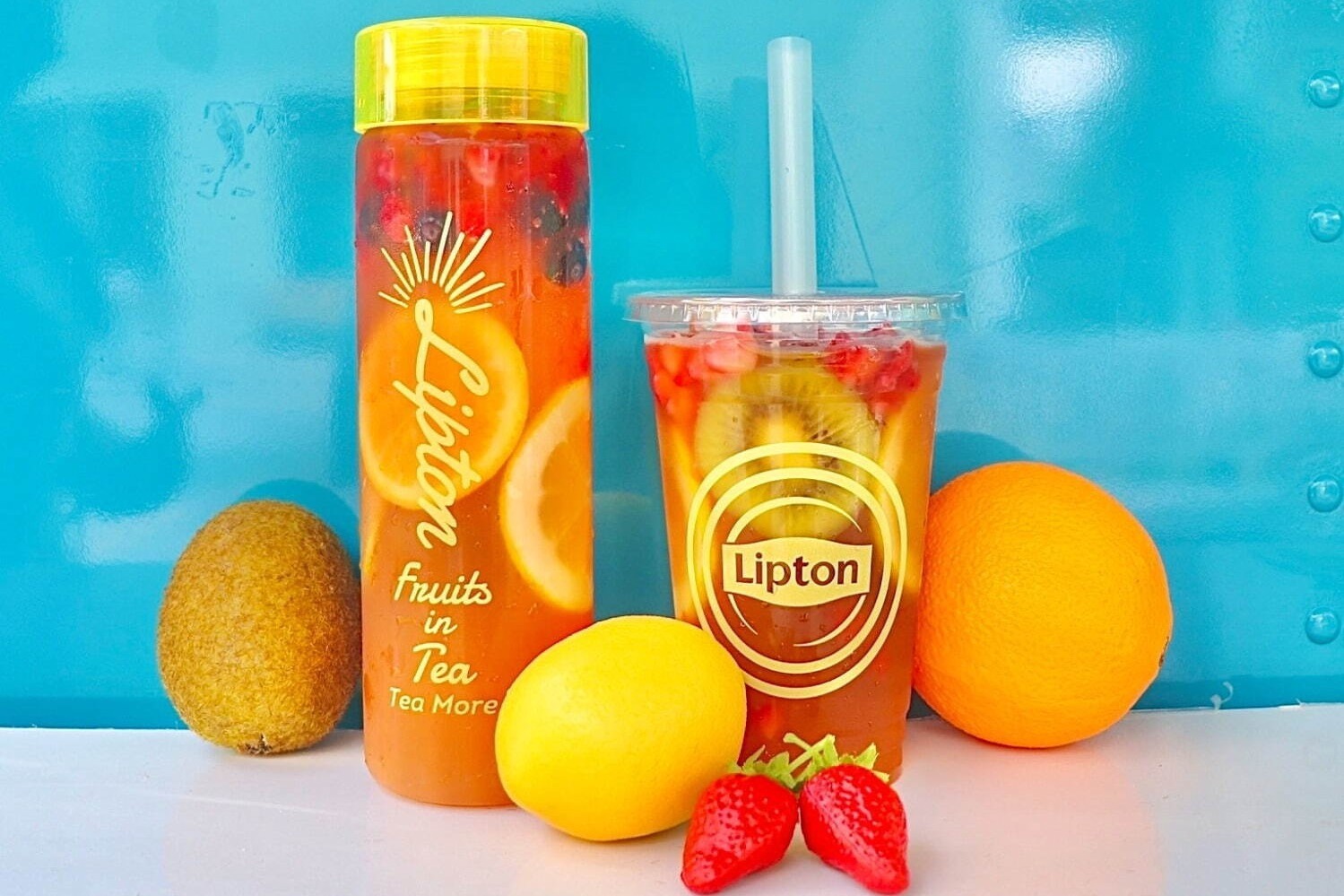 リプトン「フルーツインティー」キッチンカーが熊本に、桜ドリンク＆ほんのりスパイシーなリンゴチャイ