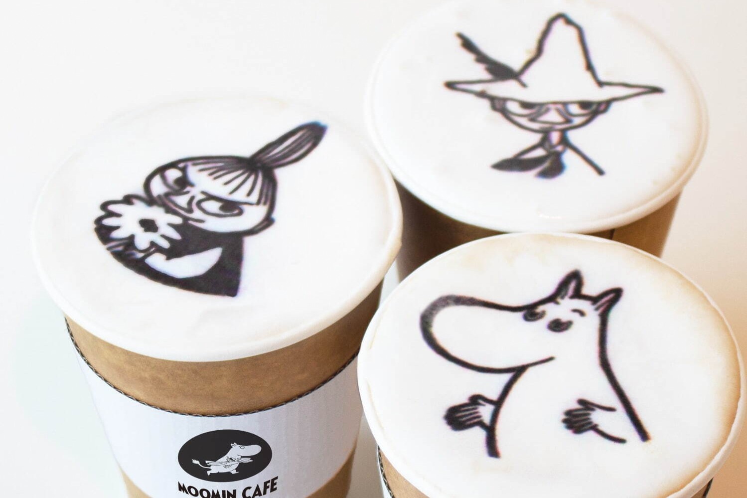 テイクアウト専門「ムーミンカフェ」渋谷スクランブルスクエアに限定オープン、キャラを描いたラテなど