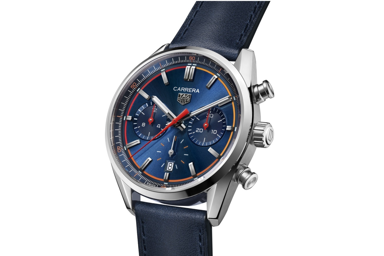 タグ・ホイヤーの腕時計「カレラ クロノグラフ」23年新作、鮮烈なグラデーションカラーを配したダイヤル