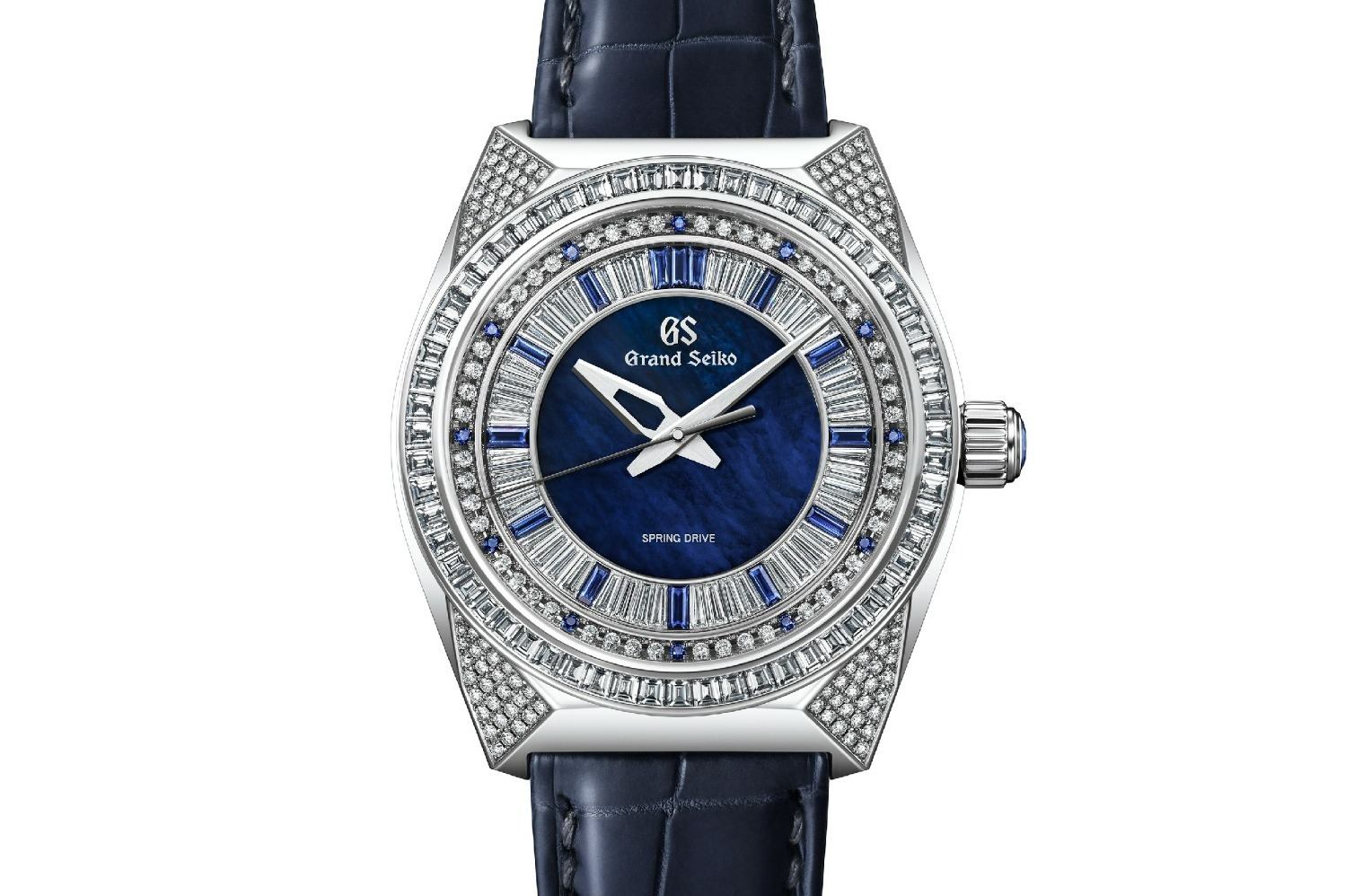 グランドセイコー23年新作ジュエリーウオッチ、ダイヤモンド＆ブルーサファイアで「獅子」を表現