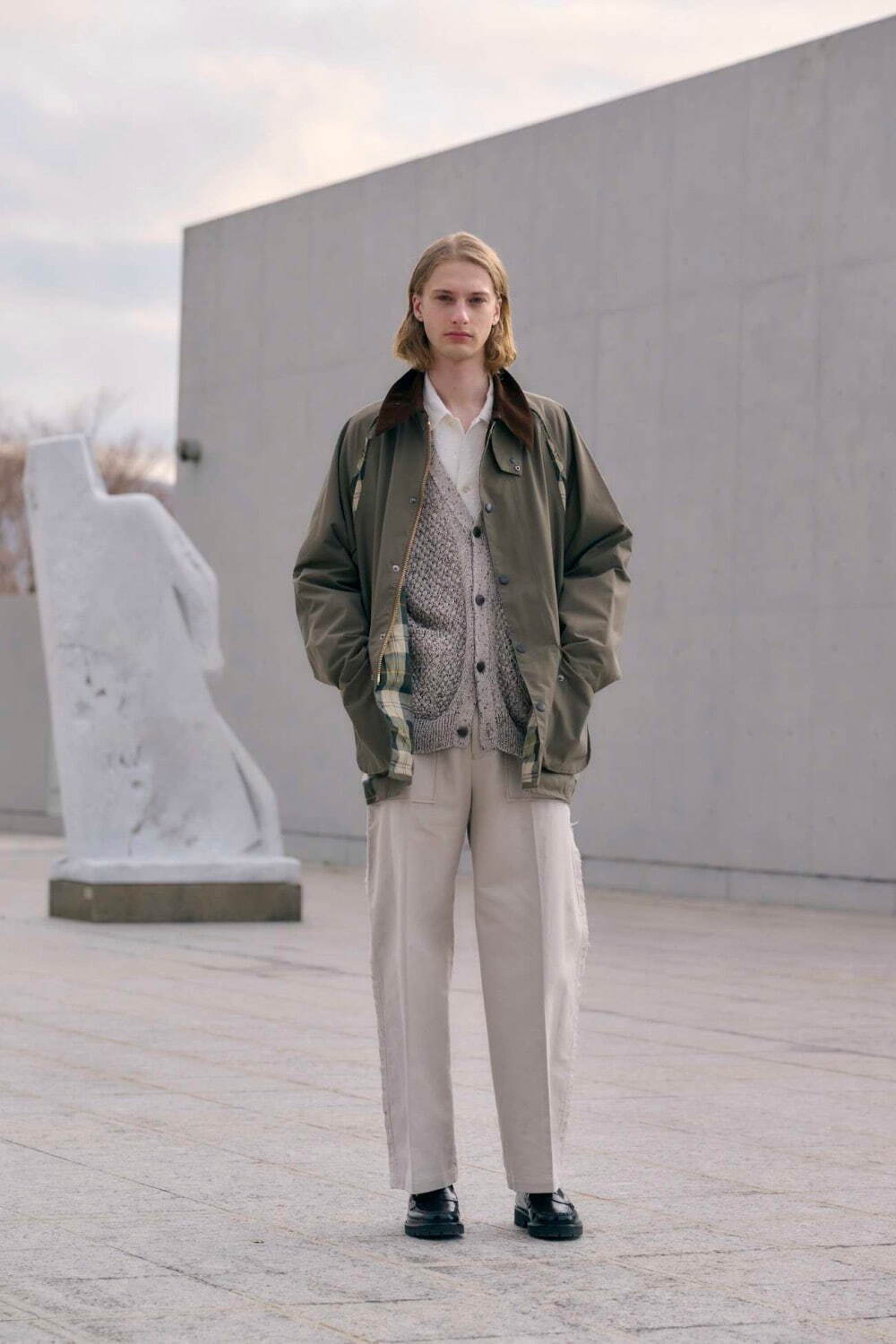 美品】バブアー Barbour ジャーナルスタンダード別注 ロングコート