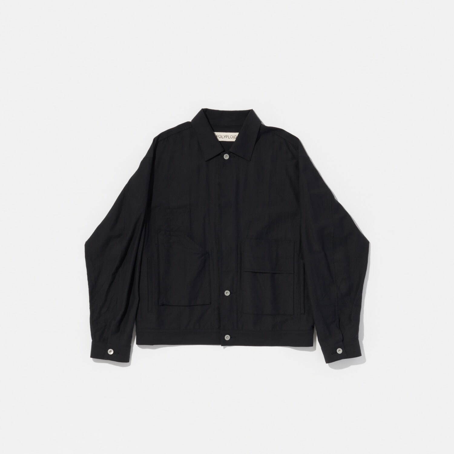 POLYPLOID ポリプロイド 2way ジャケット POLYPLOID ポリプロイド SWING TOP Bダメージ加工レザー