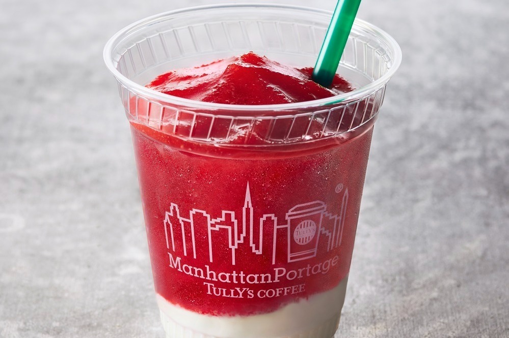 タリーズコーヒー×マンハッタンポーテージ初コラボ、苺×ヨーグルトのスワークルやベアフル