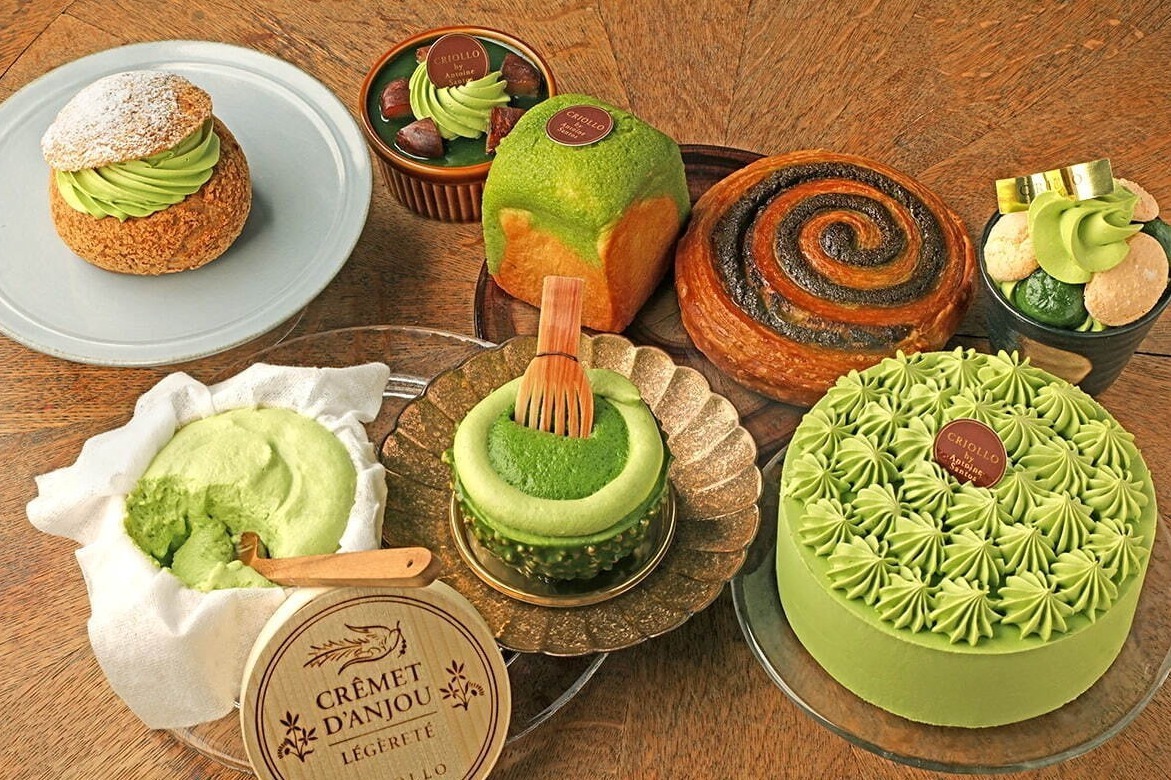 クリオロの限定抹茶スイーツ“西尾の抹茶”使用したロールケーキやシュークリーム、幻のチーズケーキも
