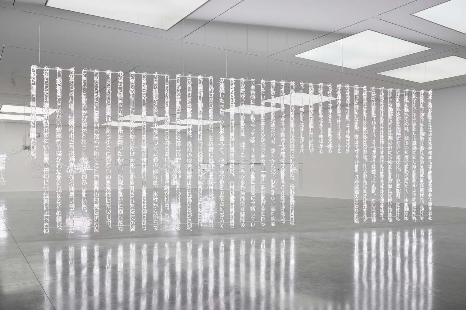 西洋美術｜ケリス・ウィン・エヴァンスの個展が赤坂で - プルーストの日本語訳に基づく大型ネオン作品などを展示