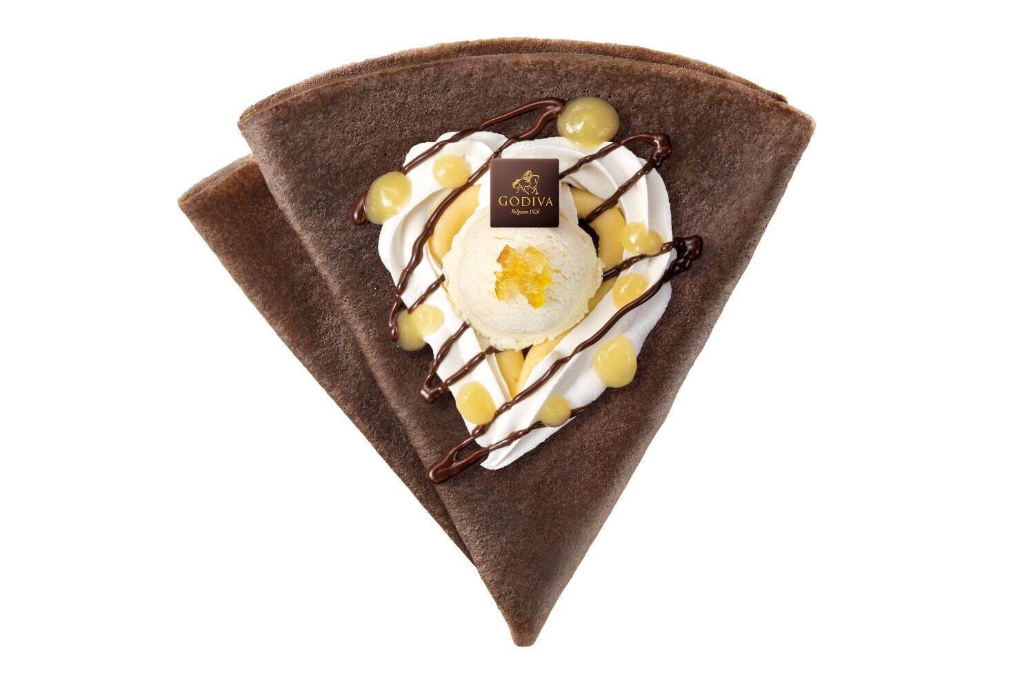「クレープ レモンチョコレートアイスクリーム」1,200円