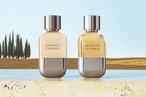 ブルネロ クチネリ初のフレグランス、ウィメンズ・メンズ向けの2種類でデビュー