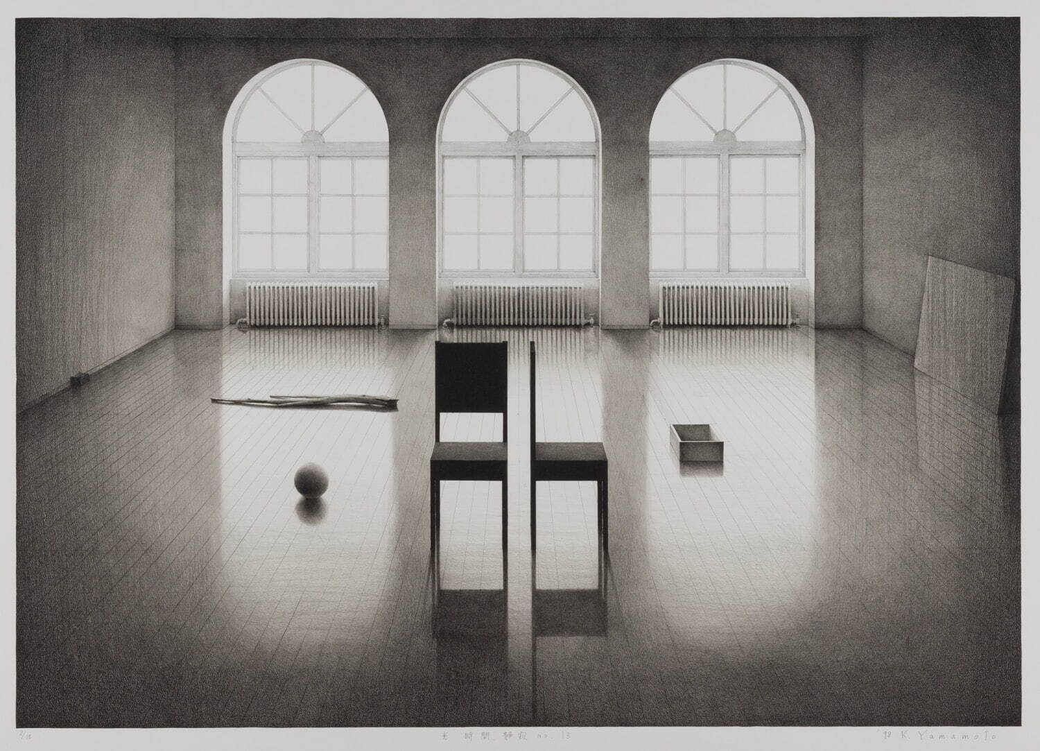 山本桂右 《光・時間・静寂 No.13》
1998年 和歌山県立近代美術館蔵