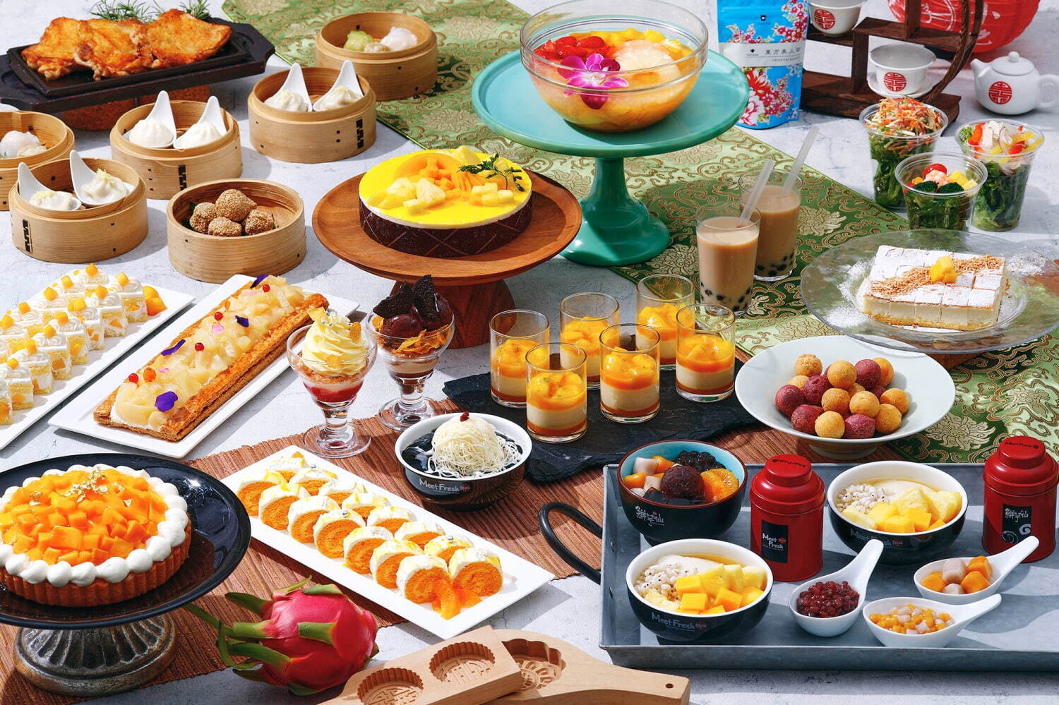 台湾料理｜ホテル インターコンチネンタル 東京ベイの台湾スイーツブッフェ、豆花や台湾あんみつなど本場の味を堪能