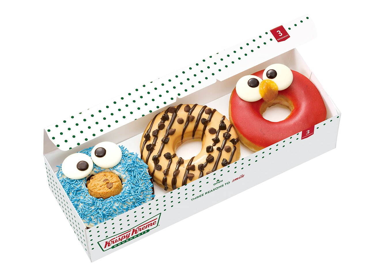 クリスピー・クリーム・ドーナツ(Krispy Kreme Doughnuts) エルモ クッキー モンスター｜写真5
