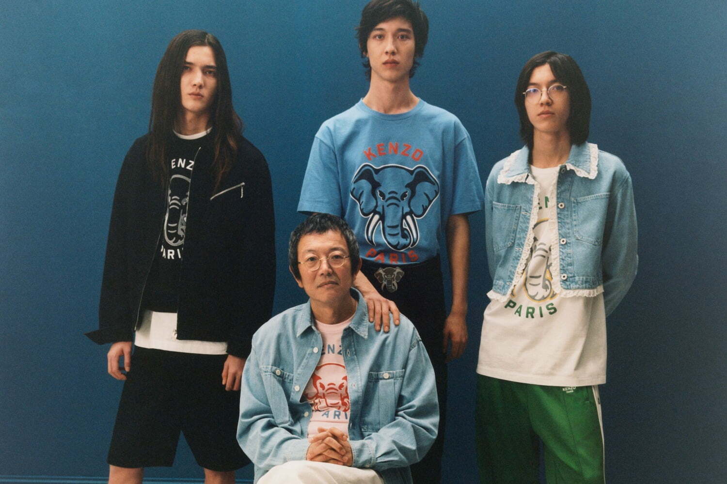 ケンゾー2023年春の新作ウェア、“ゾウ＆トラ”のグラフィックを配したTシャツやスウェット