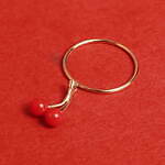 イー・エム“レッドカラー”の新作ジュエリー、真っ赤なさくらんぼモチーフのネックレス＆リング｜写真6
