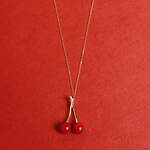 イー・エム“レッドカラー”の新作ジュエリー、真っ赤なさくらんぼモチーフのネックレス＆リング｜写真2