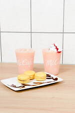 マックカフェ バイ バリスタ“ごろっと桃×ストロベリーソース”のももフラッペ、ピーチティー味のマカロンも｜写真7