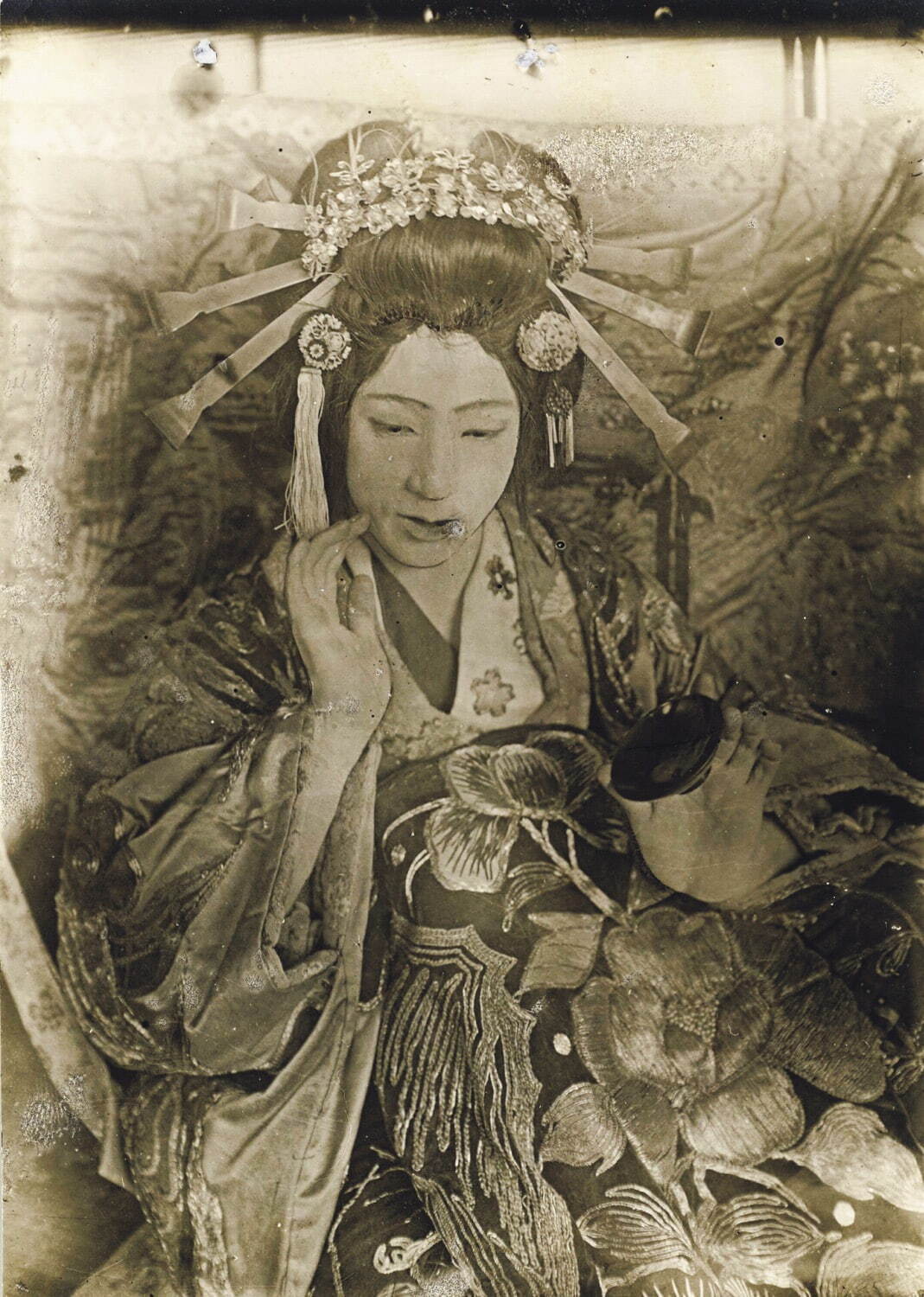 太夫に扮する楠音 京都国立近代美術館